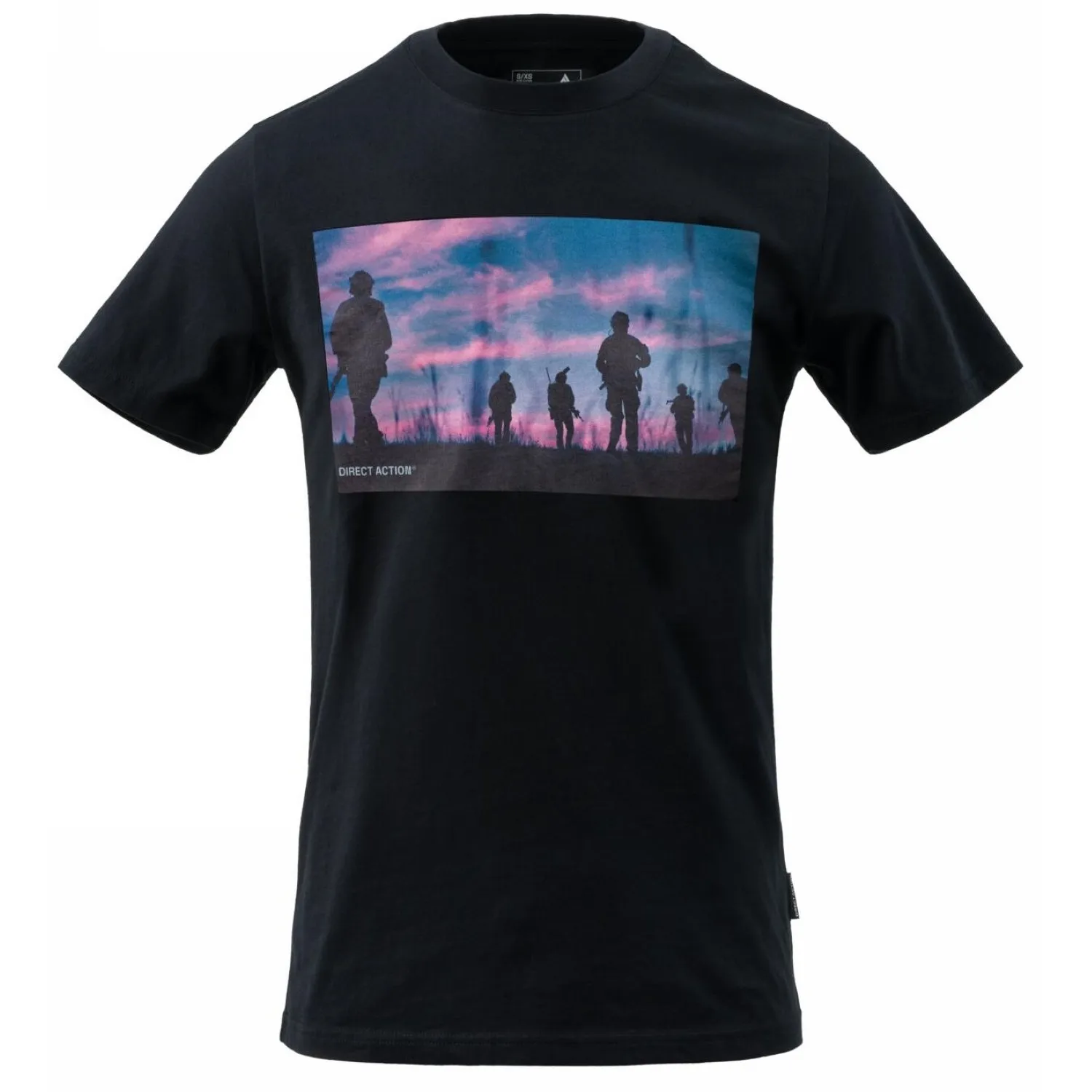 T-Shirt DA Sunset - Bawełna - Czarny