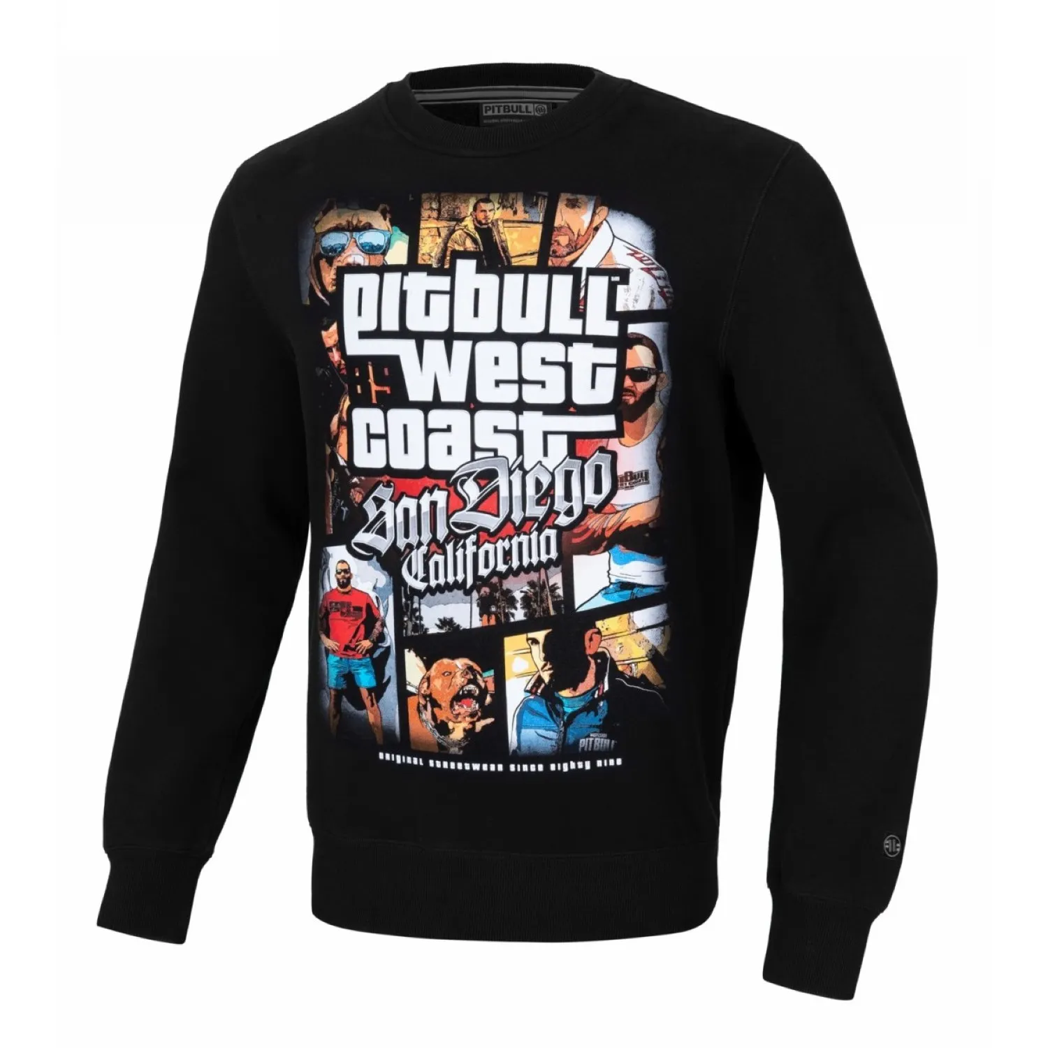 PITBULL bluza Seria Regular Most Wanted '24 - Czarna