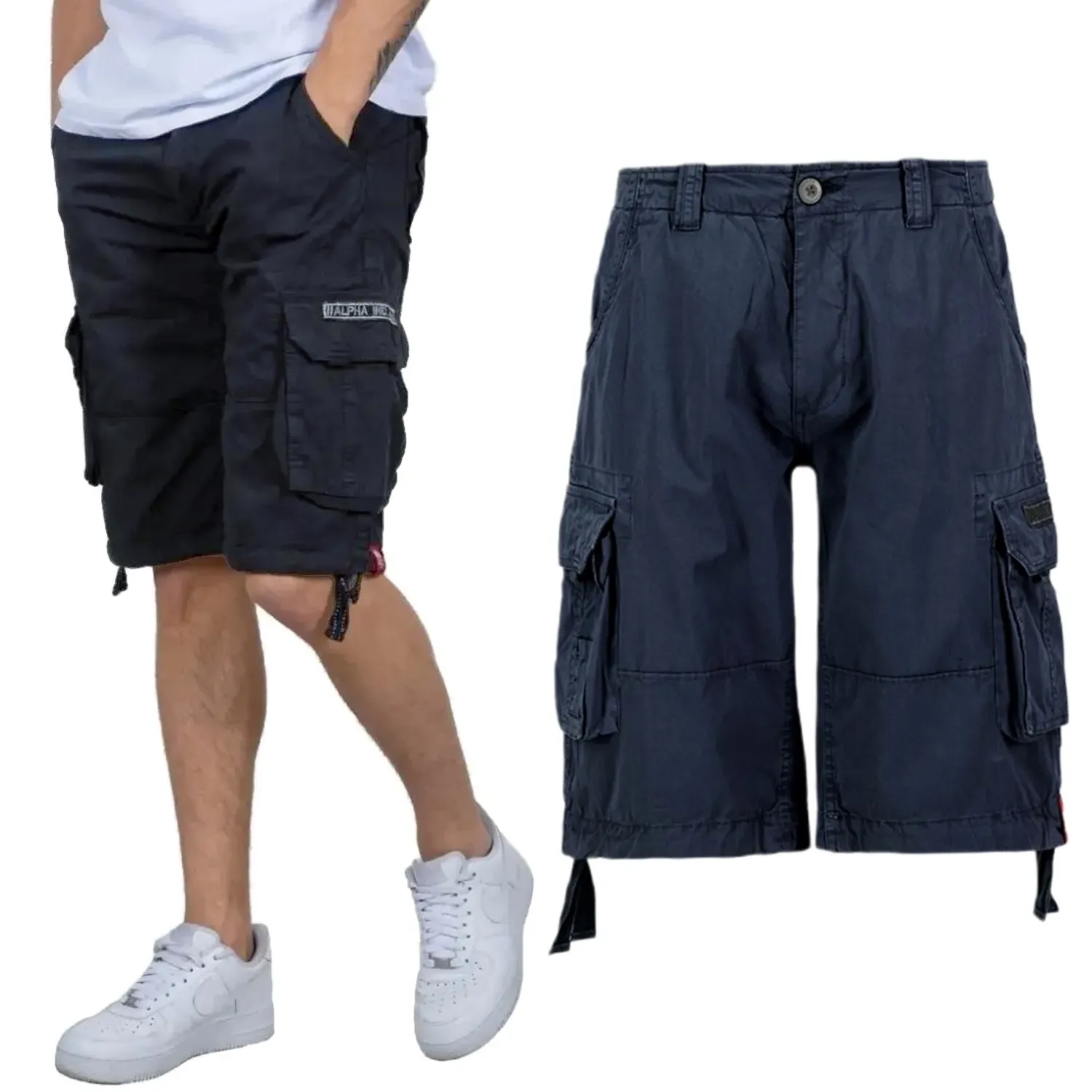 Alpha Industries Spodenki Jet Short 191200 07 - Rep. Blue