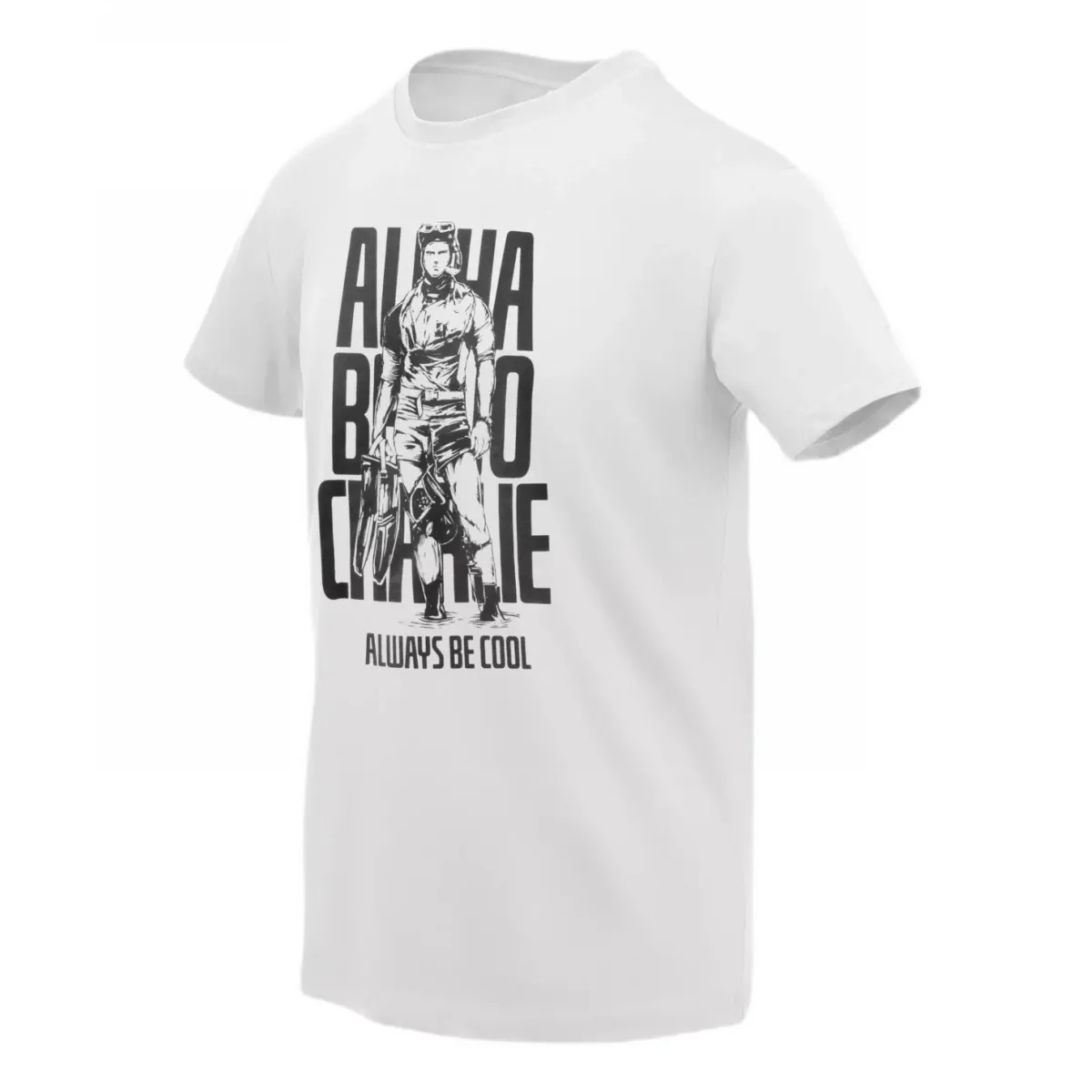 Helikon-Tex T-Shirt (ABC Alfa Bravo Charlie) - Biały