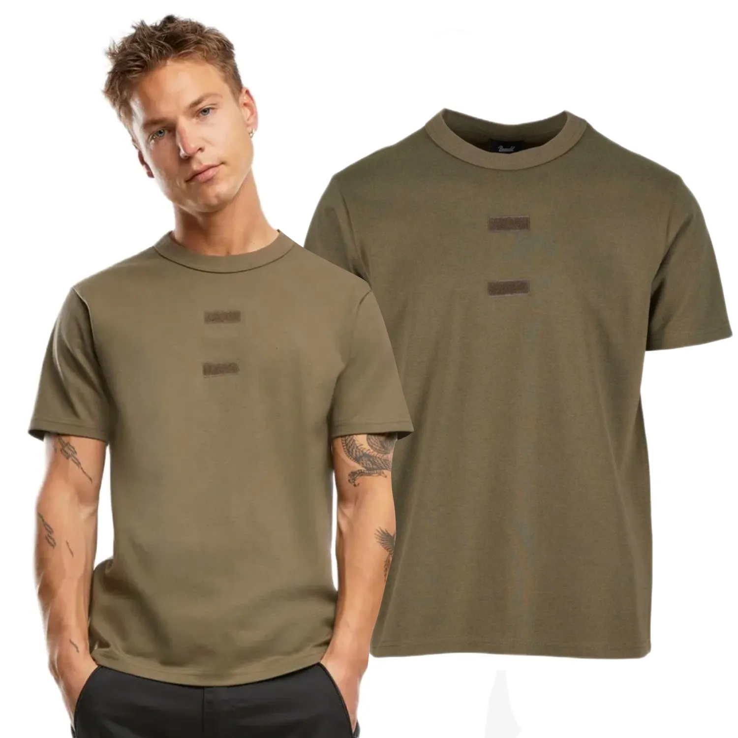 Koszulka t-shirt BRANDIT BW Tropenshirt - Oliwkowa