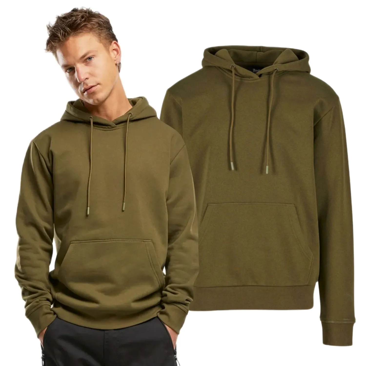 Bluza z kapturem Brandit Tom Sweathoody - Oliwkowa