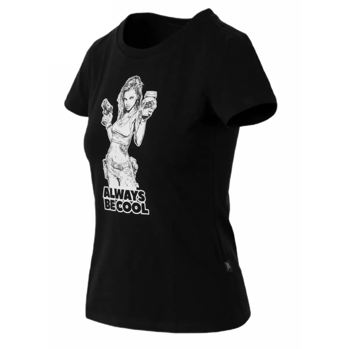 Helikon-Tex T-Shirt damski Slim (ABC Girl) - Czarny