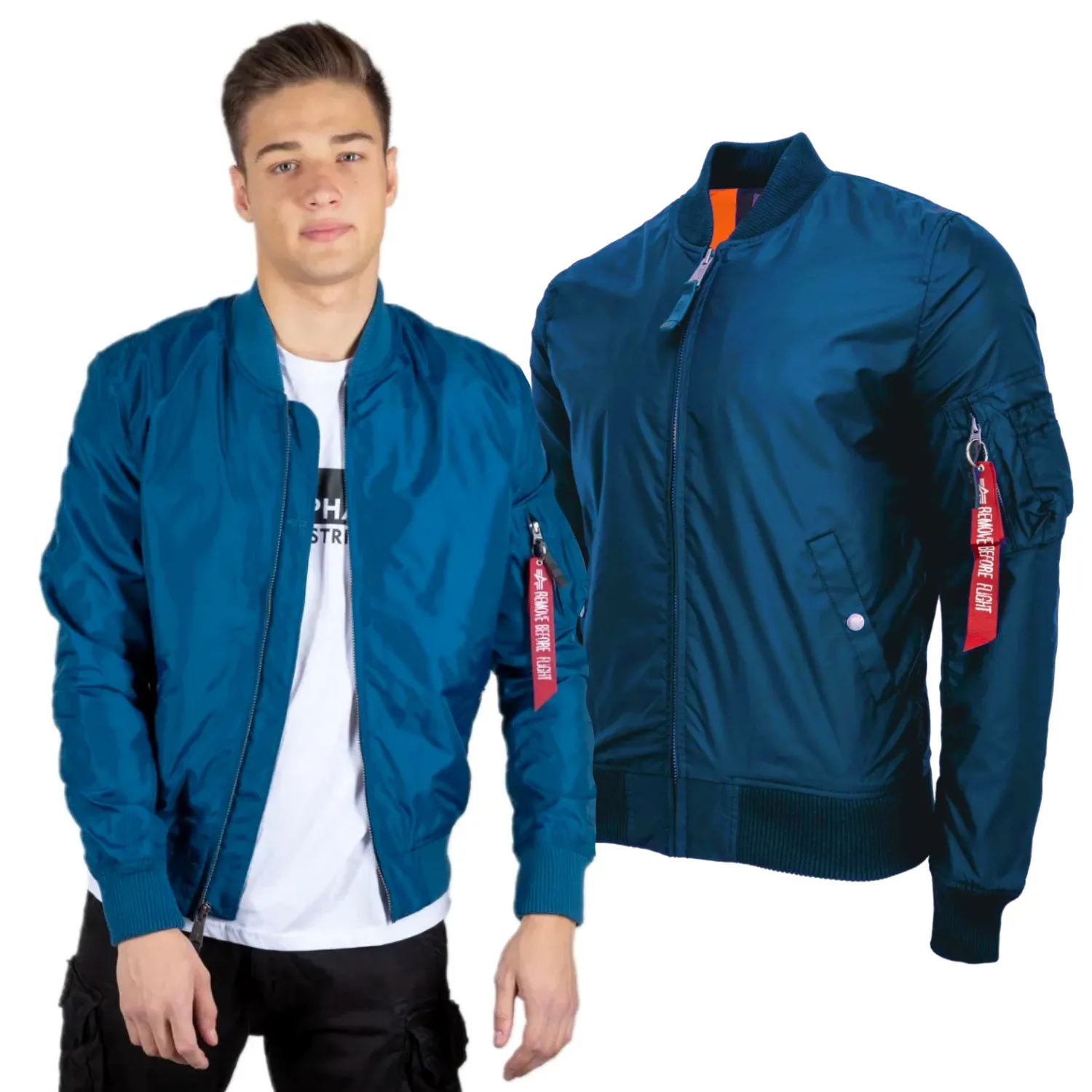 Alpha Industries Kurtka MA-1 TT 191103 579 - Naval Blue