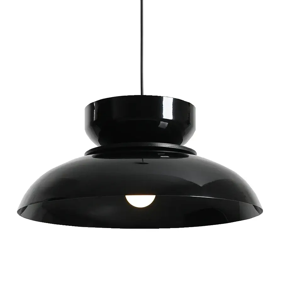 Kuchenna wisząca lampa ALDO 1152G3_3_C metalowa czarna