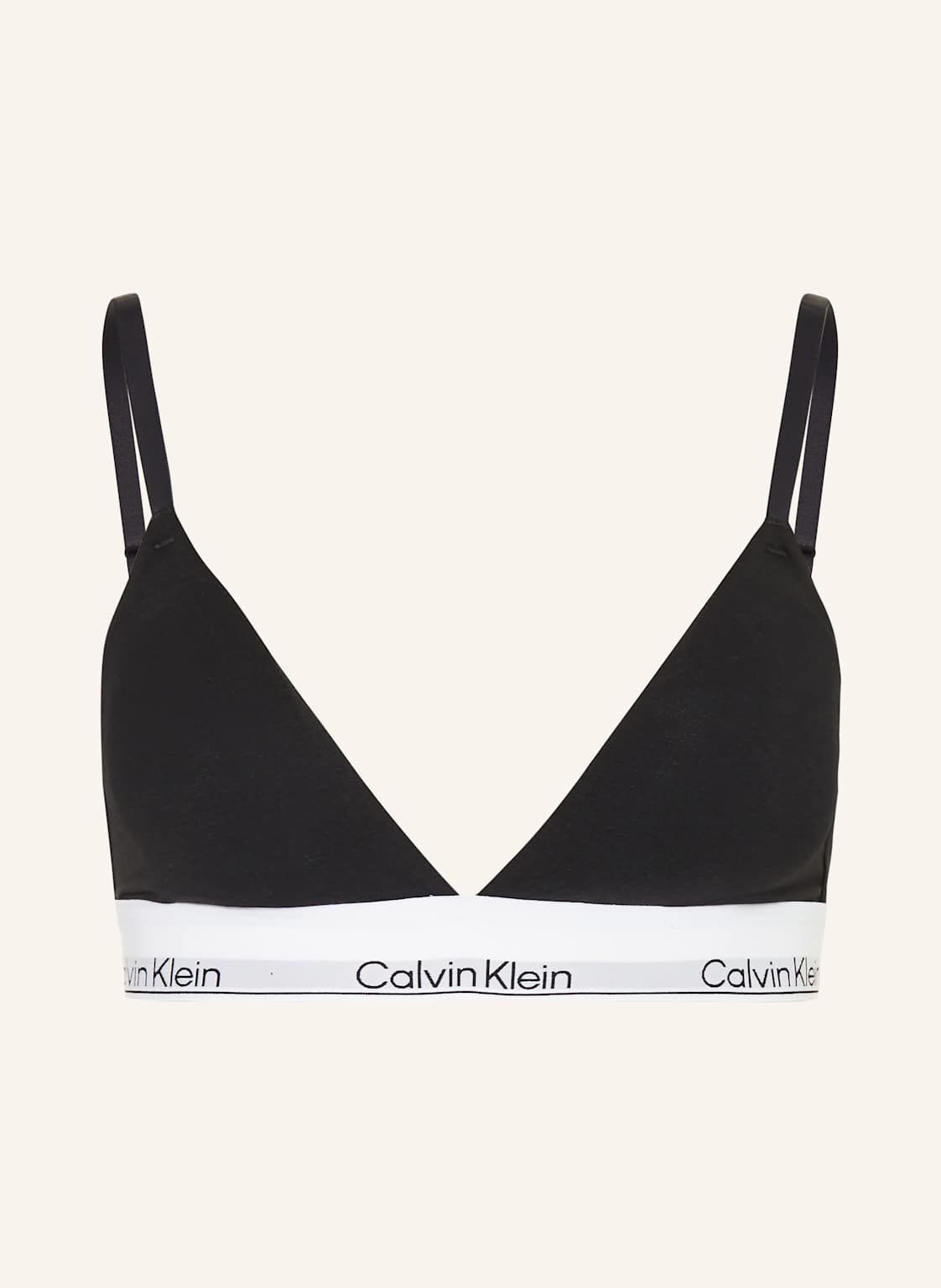 Calvin Klein Biustonosz Trójkątny Icon Cotton Modal schwarz