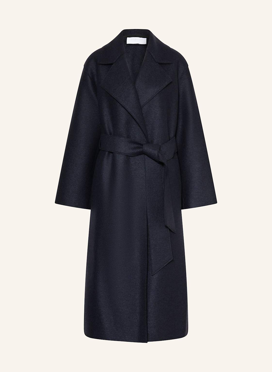 Harris Wharf London Płaszcz Wełniany blau