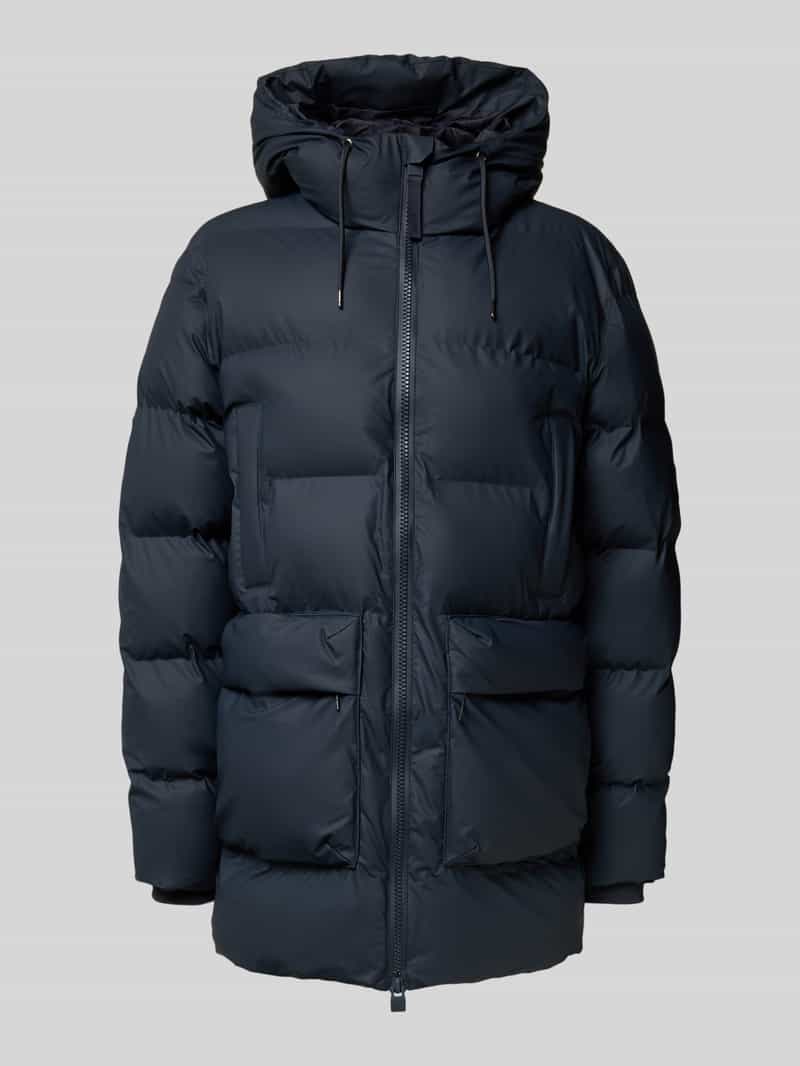 Kurtka pikowana z błyskawicznym zamkiem dwustronnym