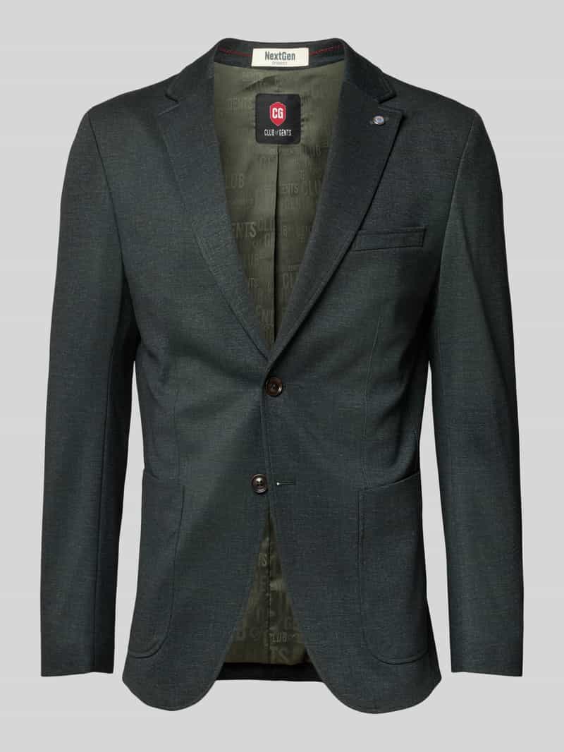 Marynarka na 2 guziki z kołnierzem z połami