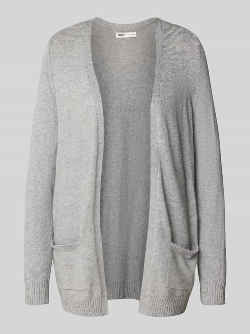 Kardigan o kroju regular fit z mieszanki wiskozy model ‘LESLY’