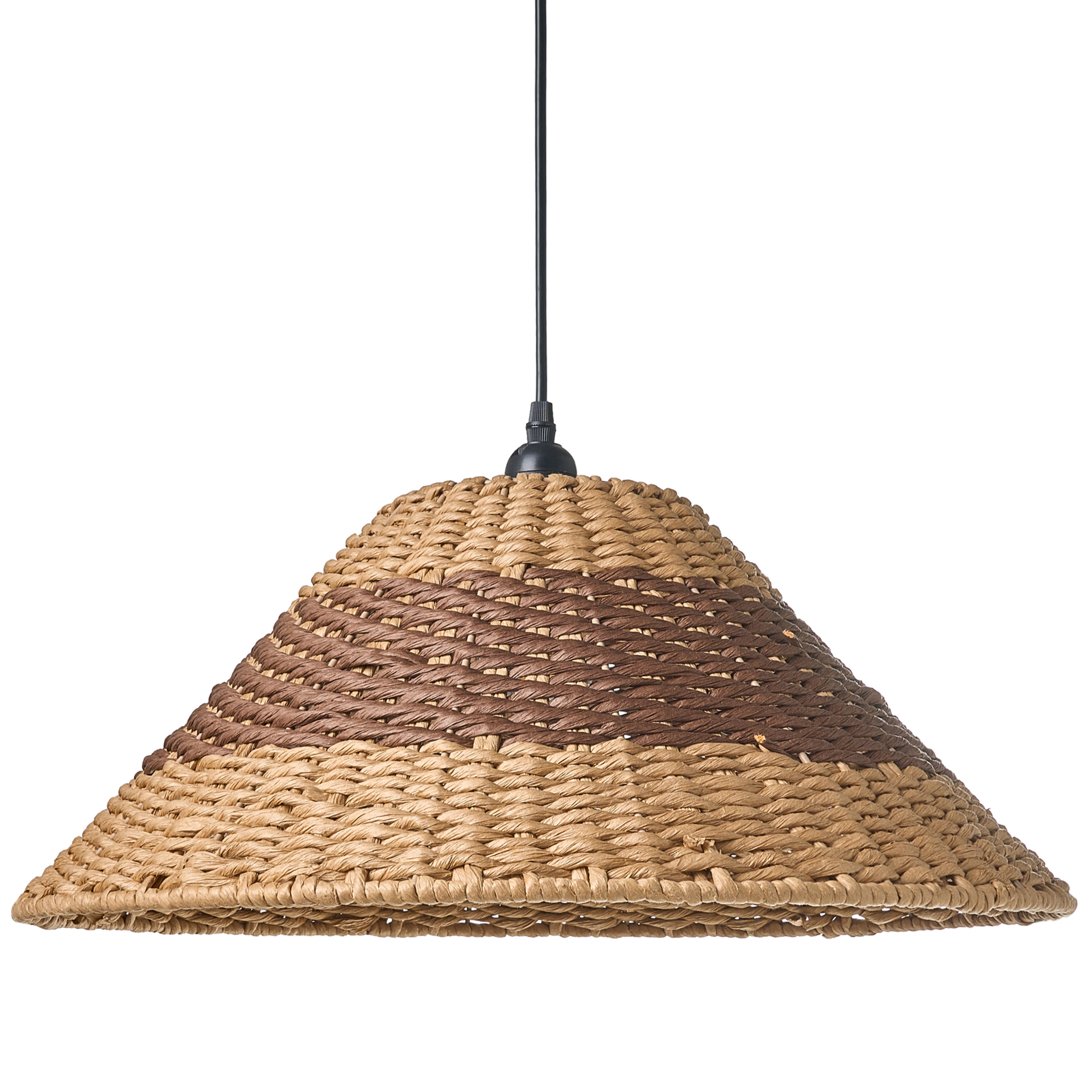 Lampa wisząca BANCAL Papierowa plecionka Naturalny