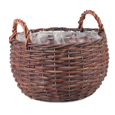 Kosz z uchwytami okrągły 29 x 29 x 19/25 cm