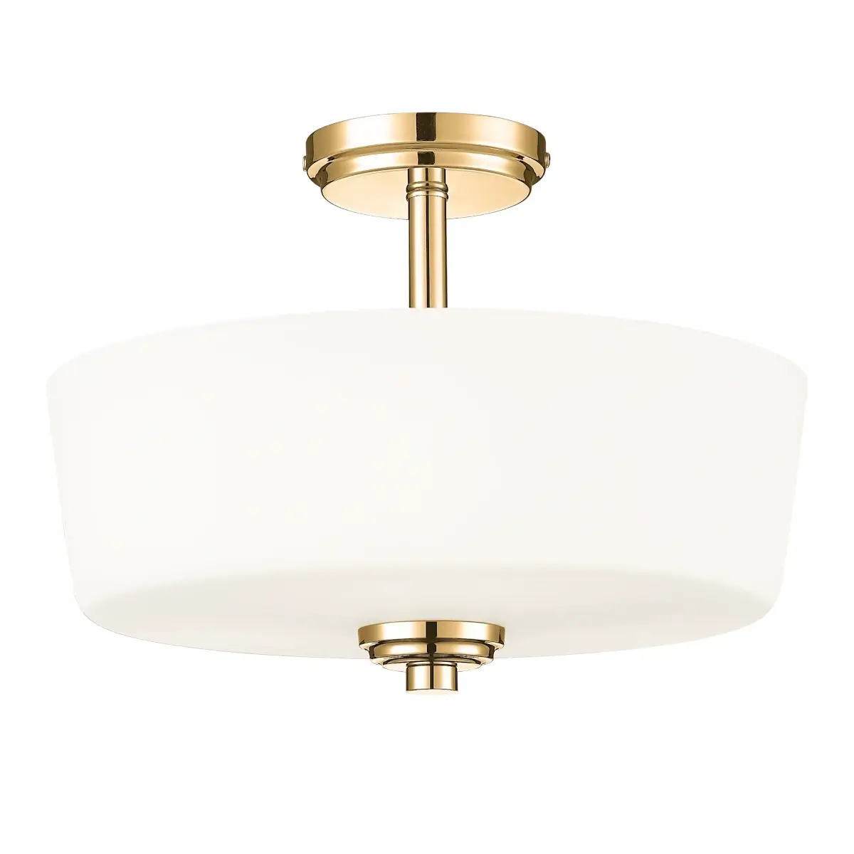 Szklana lampa sufitowa Aspen C03354AU metalowa złota