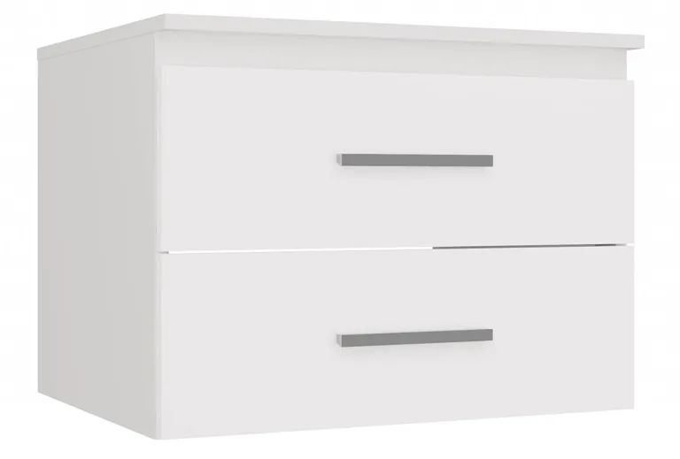 Biała szafka łazienkowa z szufladami 60 cm K2-W16