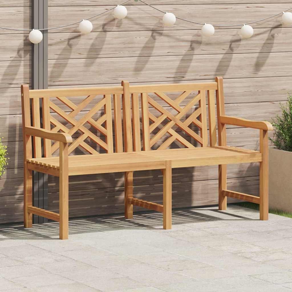 Ławka ogrodowa Brązowy 150 x 60 x 90 cm Lite drewno tekowe