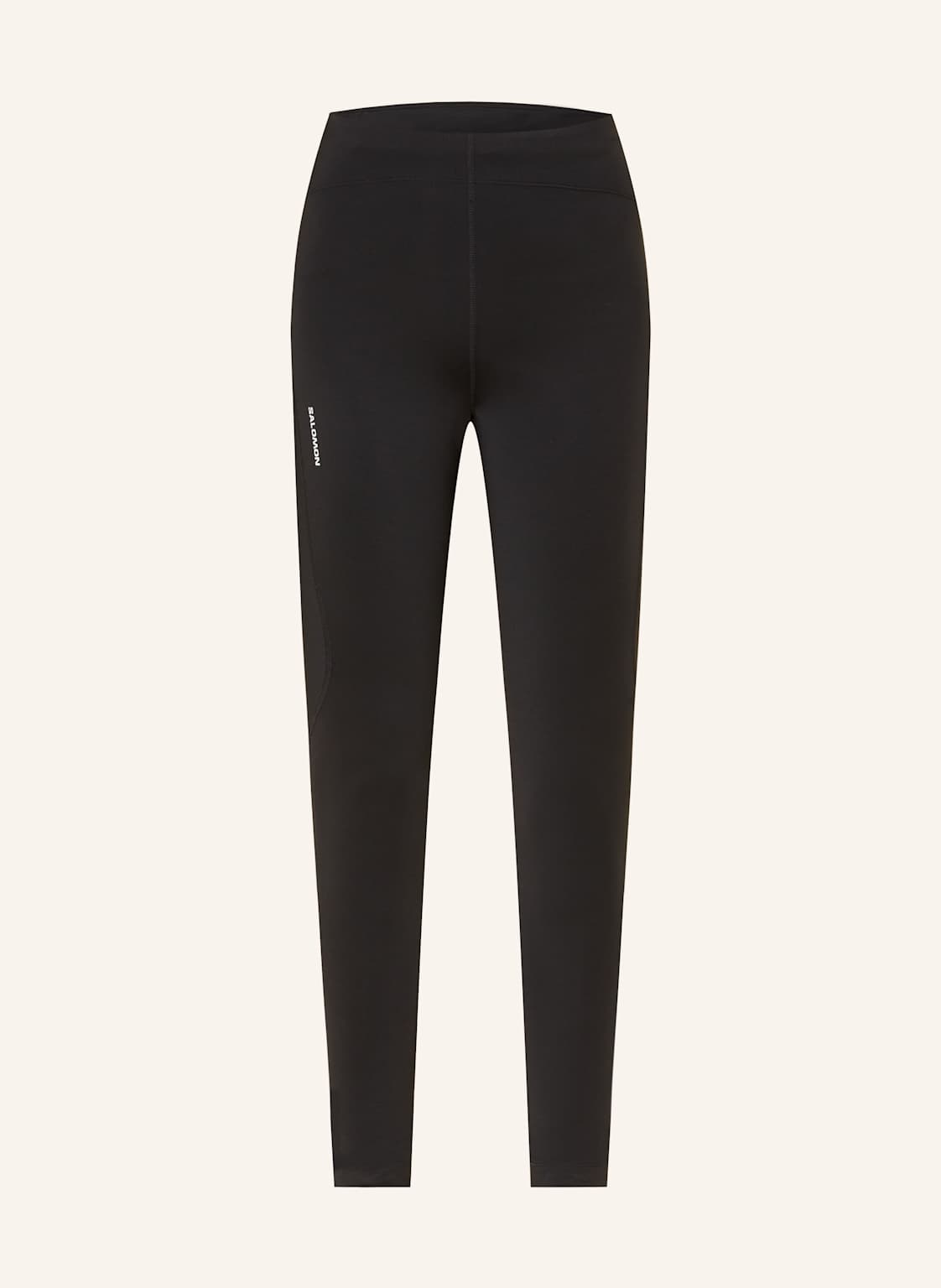 Salomon Legginsy Do Biegania Shakeout Core Warm schwarz