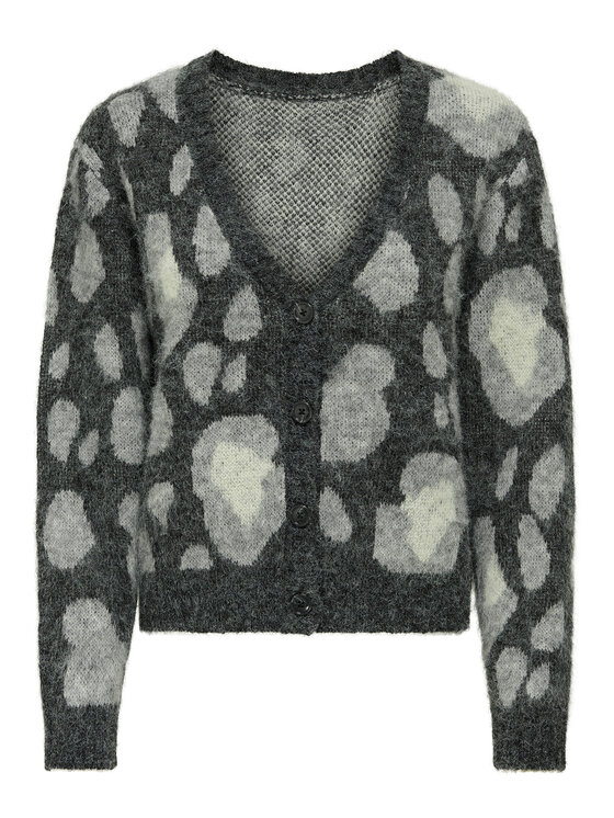 ONLY Kardigan Edelie 15353090 Szary Regular Fit