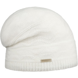 Czapka Beanie Mavilla Headsock by Seeberger, kremowobiały, One Size