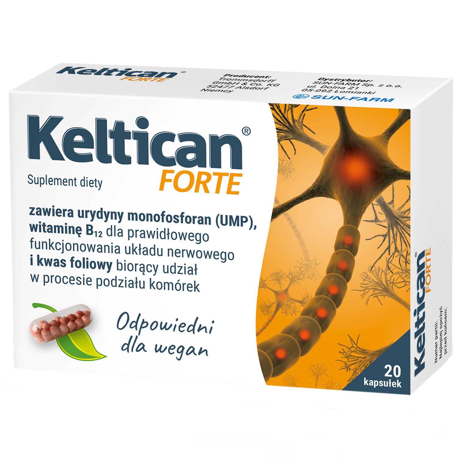 Keltican Forte, 20 kapsułek