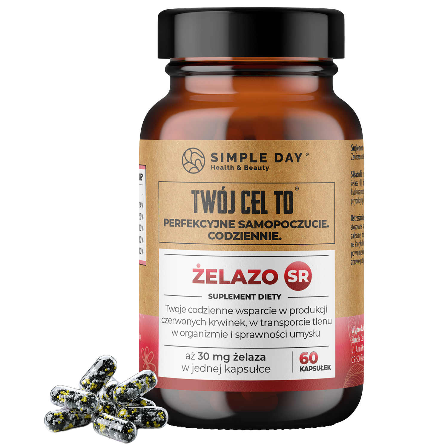 Simple Day Żelazo SR, 60 kapsułek