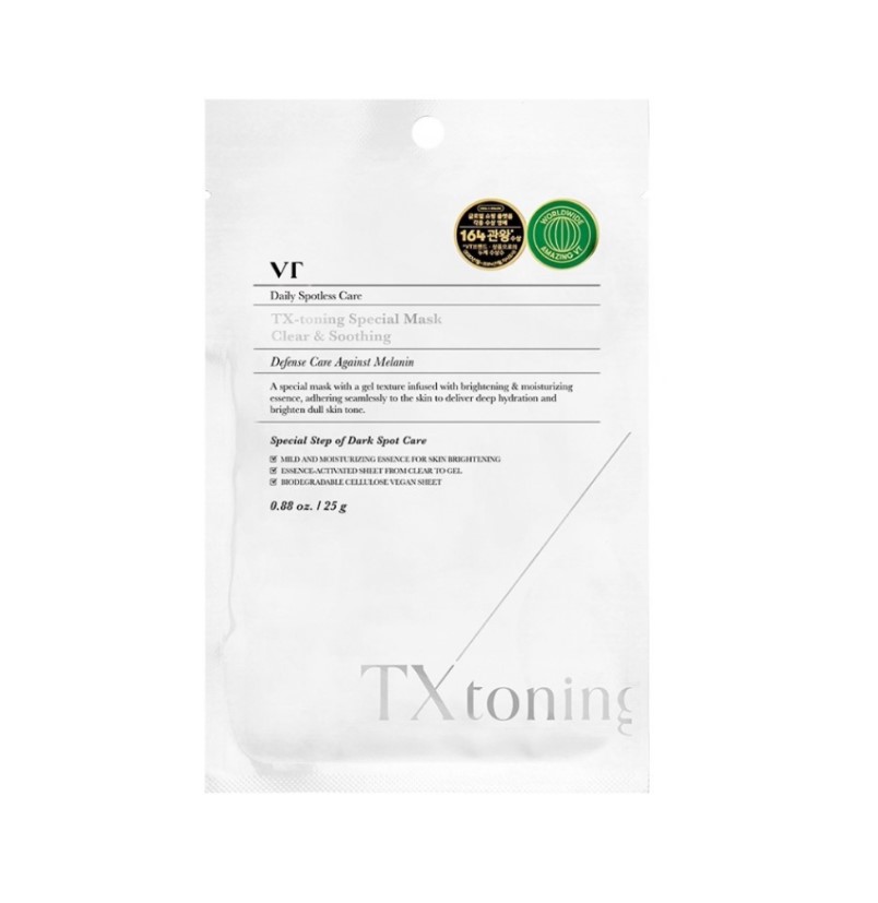 VT Cosmetics TX Toning Rozjaśniająca Maska w Płachcie