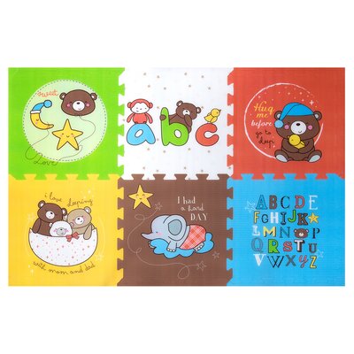 Mata piankowa HUMBI 9038 Puzzle 58 x 58 cm (6 elememntów)