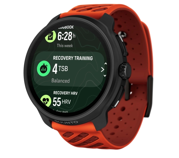 Suunto Race 2 Coral Orange 49mm GPS Pomarańczowy