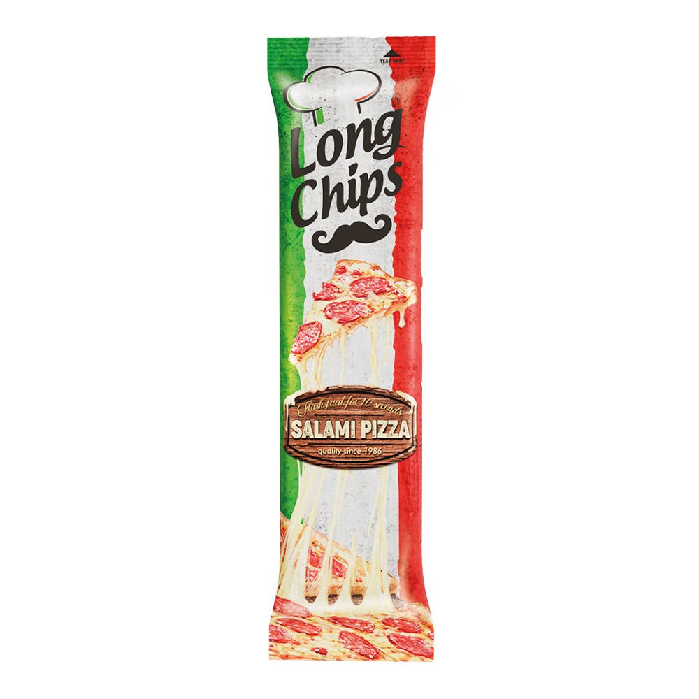 Chipsy ziemniaczane o smaku salami pizzy