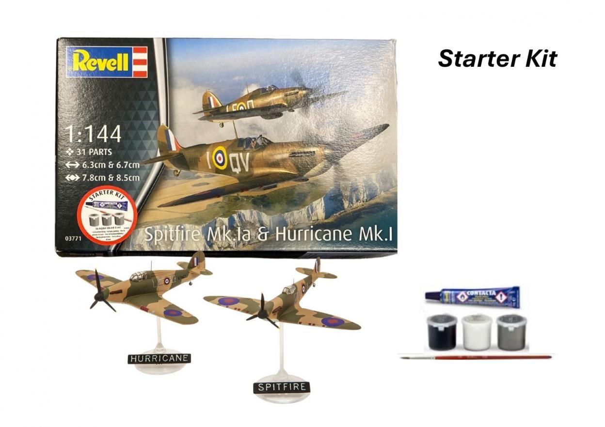 Revell Starter Kit - Spitfire Mk.IaHurricane Mk.I - model lub pojazd
