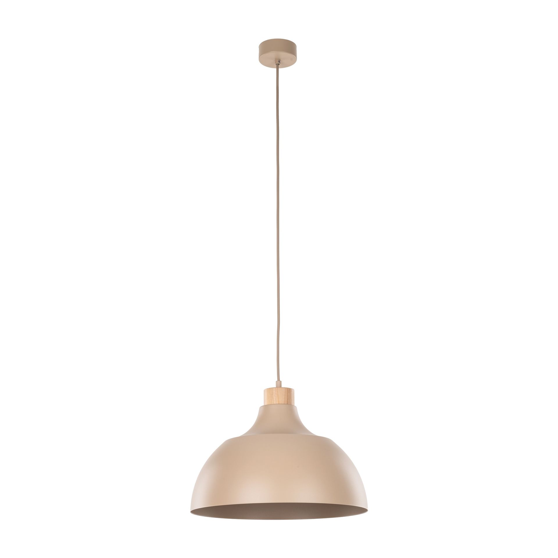 Lampa wisząca w kolorze sabbia do jadalni, E27 TK 10656 z serii CAP (｡⁕‿⁕｡) 20% RABATU z kodem BON20 W KOSZYKU! WIDZIAŁEŚ LEPSZĄ OFERTĘ? NAPISZ MAILA LUB ZADZWOŃ SKLEP@KAJA.COM.PL (｡⁕‿⁕｡) OFICJALNY DYSTRYBUTOR (｡⁕‿⁕｡) 30 LAT NA RYNKU (｡⁕‿⁕｡)