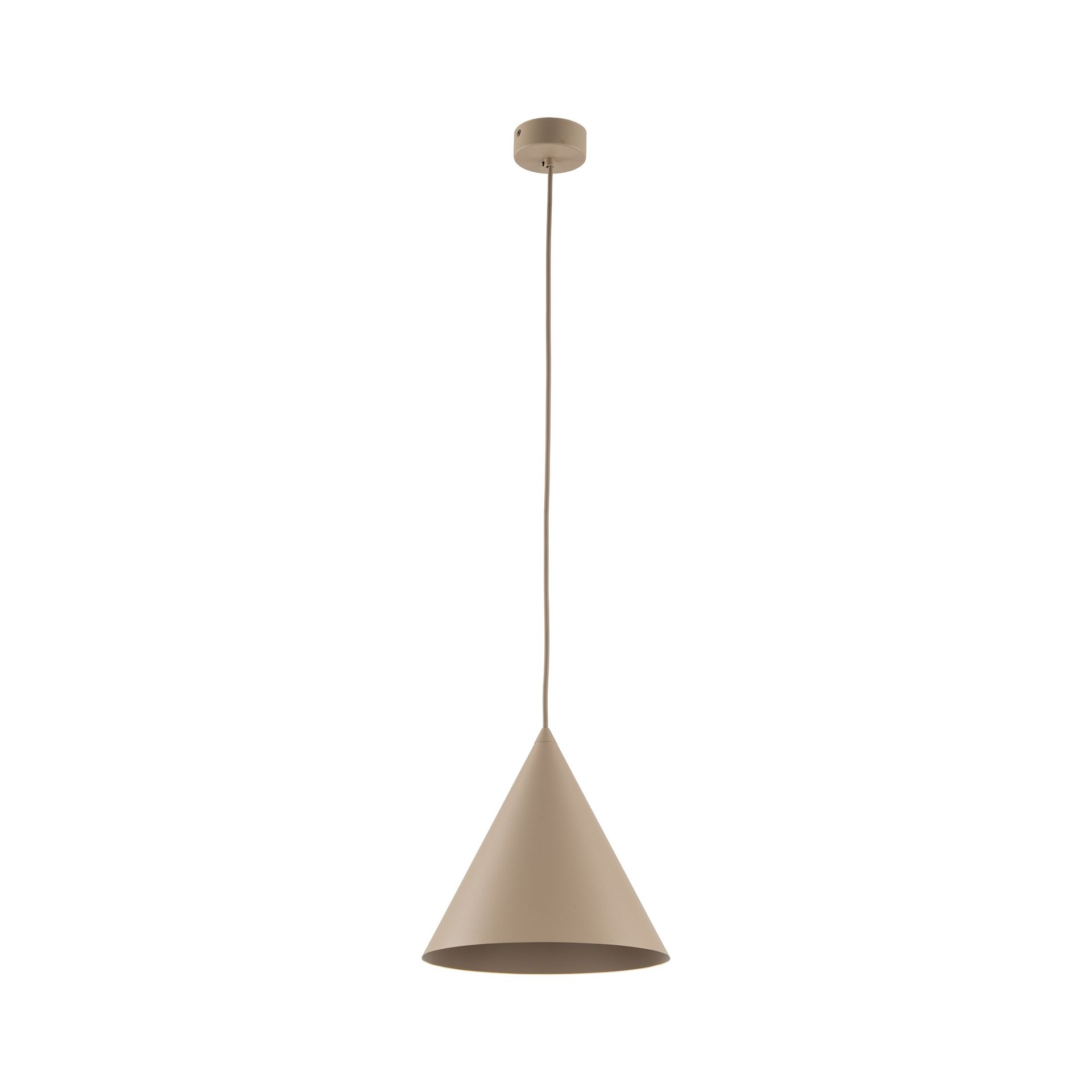 Lampa wisząca do sypialni, kolor piaskowy TK 10620 z serii CONO (｡⁕‿⁕｡) 20% RABATU z kodem BON20 W KOSZYKU! WIDZIAŁEŚ LEPSZĄ OFERTĘ? NAPISZ MAILA LUB ZADZWOŃ SKLEP@KAJA.COM.PL (｡⁕‿⁕｡) OFICJALNY DYSTRYBUTOR (｡⁕‿⁕｡) 30 LAT NA RYNKU (｡⁕‿⁕｡)