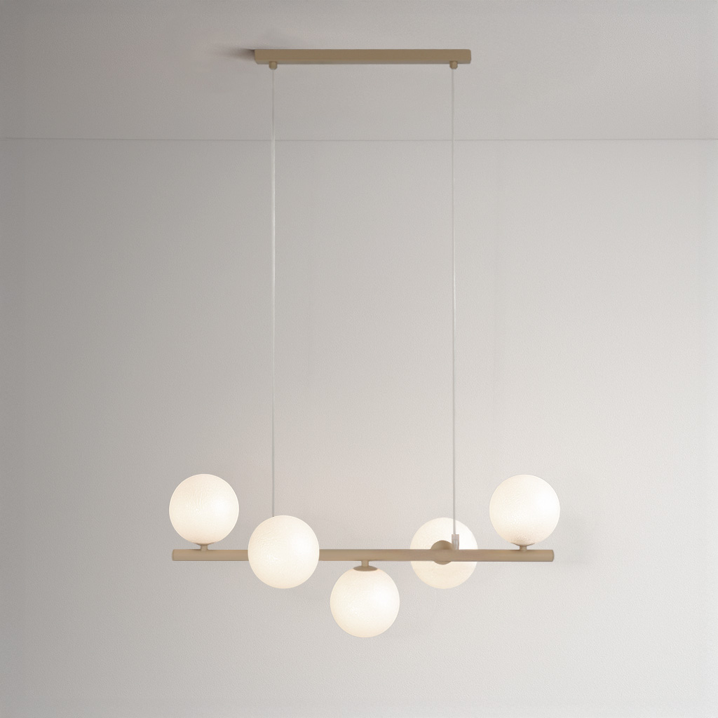 Beżowa lampa wisząca z transparentnymi przewodami K-5841 z serii ARDI (｡⁕‿⁕｡) POLSKI SOLIDNY PRODUCENT ‼️| 30 LAT NA RYNKU ‼️| WYSYŁKA 24H ‼️ II GWARANCJA JAKOŚCI|| NEGOCJUJ 783-200-183 lub napisz sklep@kaja.com.pl