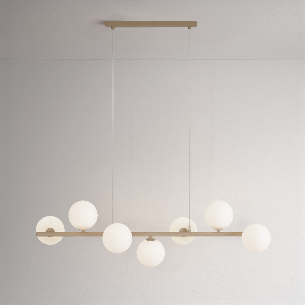 Lampa wisząca z 7 kloszami na beżowej podstawie K-5842 z serii ARDI (｡⁕‿⁕｡) POLSKI SOLIDNY PRODUCENT ‼️| 30 LAT NA RYNKU ‼️| WYSYŁKA 24H ‼️ II GWARANCJA JAKOŚCI|| NEGOCJUJ 783-200-183 lub napisz sklep@kaja.com.pl