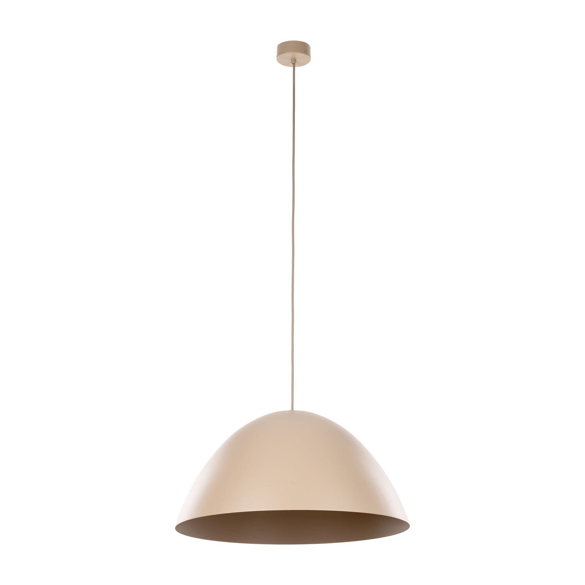 Lampa wisząca, kopuła, kolor sabbia, 1 x E27 TK 10658 z serii FARO (｡⁕‿⁕｡) 20% RABATU z kodem BON20 W KOSZYKU! WIDZIAŁEŚ LEPSZĄ OFERTĘ? NAPISZ MAILA LUB ZADZWOŃ SKLEP@KAJA.COM.PL (｡⁕‿⁕｡) OFICJALNY DYSTRYBUTOR (｡⁕‿⁕｡) 30 LAT NA RYNKU (｡⁕‿⁕｡)