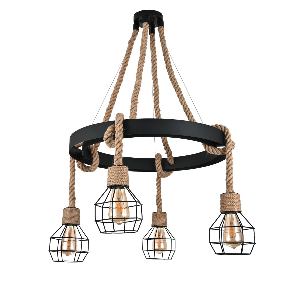 Lampa wisząca z drucianymi oprawami na żarówki TK 6128 z serii MOLINO (｡⁕‿⁕｡) 20% RABATU z kodem BON20 W KOSZYKU! WIDZIAŁEŚ LEPSZĄ OFERTĘ? NAPISZ MAILA LUB ZADZWOŃ SKLEP@KAJA.COM.PL (｡⁕‿⁕｡) OFICJALNY DYSTRYBUTOR (｡⁕‿⁕｡) 30 LAT NA RYNKU (｡⁕‿⁕｡)
