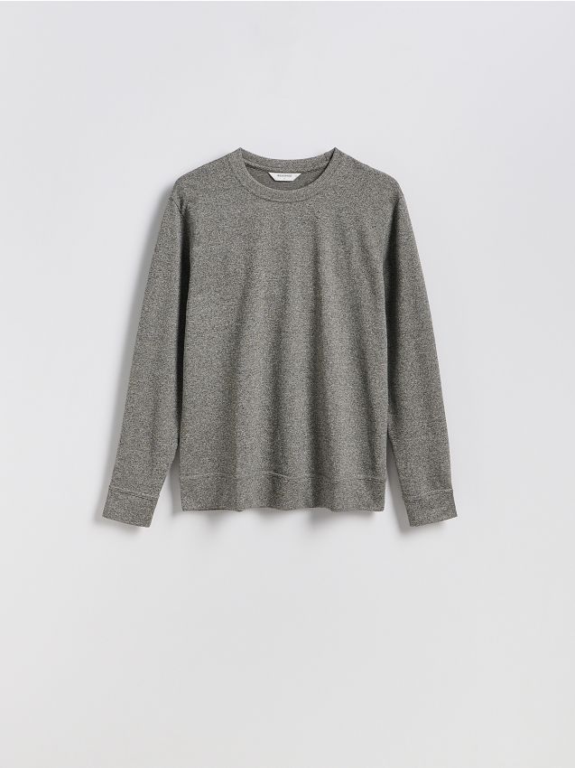 Reserved - Longsleeve regular - beżowy