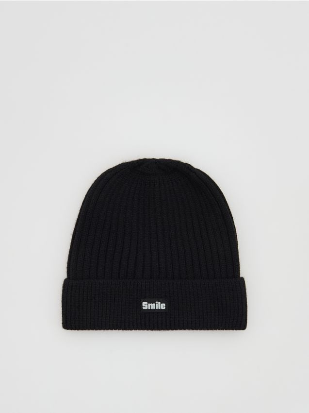 Reserved - Czapka z wiskozą - czarny