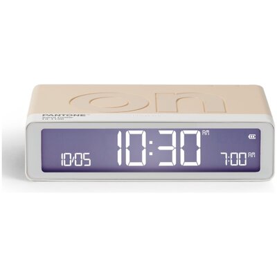 Budzik LEXON Flip Classic X Pantone Piaskowy