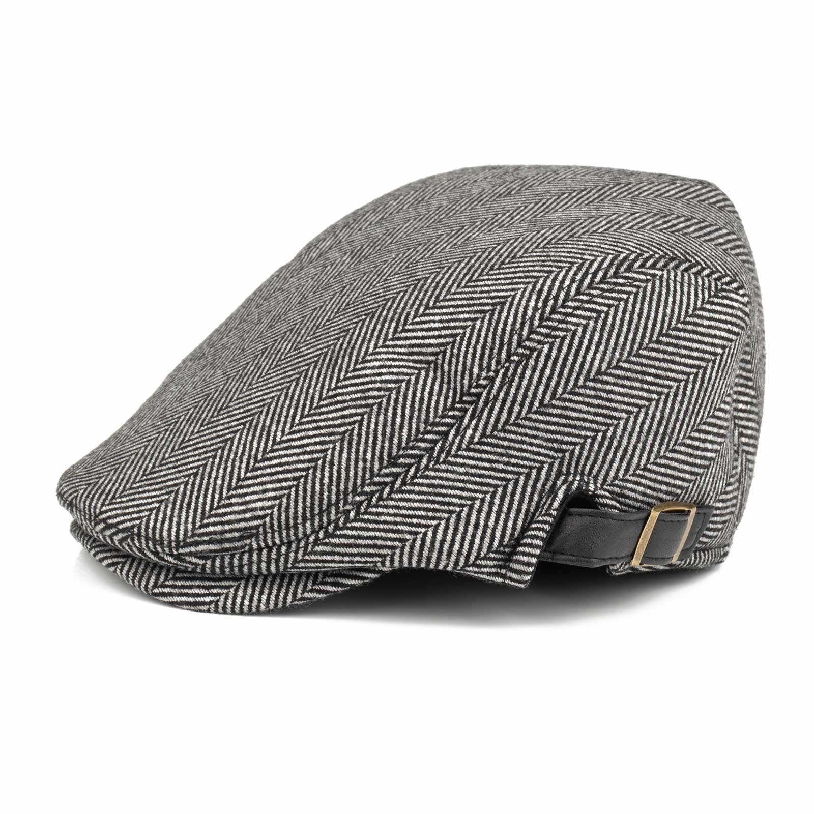 KASZKIET Męski Alessio Stylowy Elegancki FLAT CAP Jesień Zima Czapka RETRO
