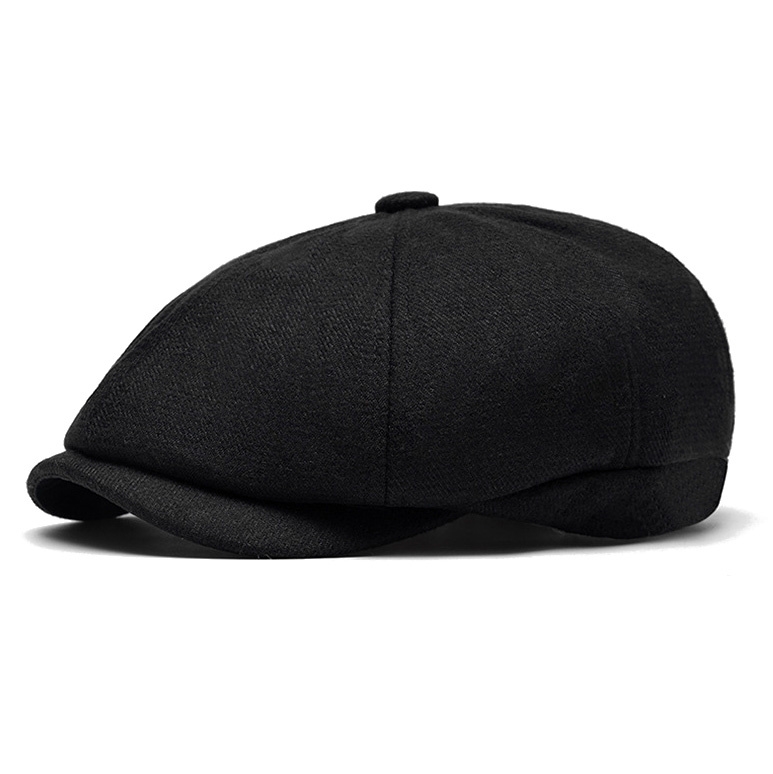 KASZKIET Męski Alessio Stylowy Elegancki NEWSBOY CAP Jesień Zima RETRO