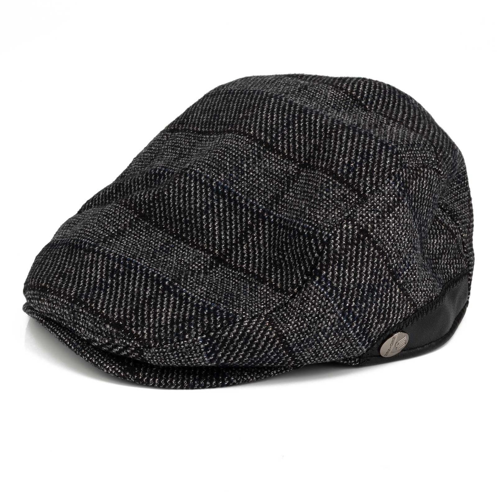 KASZKIET Męski Alessio Stylowy Elegancki FLAT CAP Jesień Zima Czapka RETRO