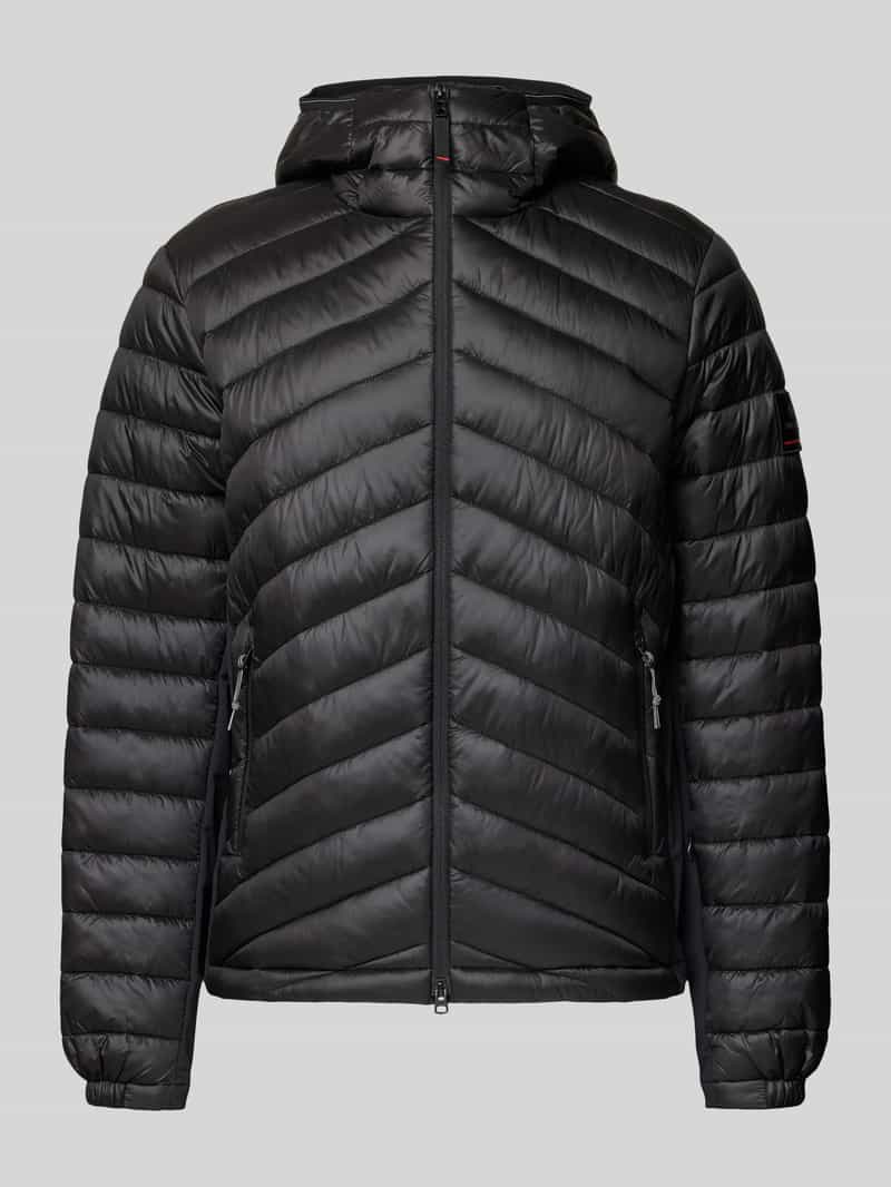 Kurtka pikowana z kapturem model ‘Elvis’