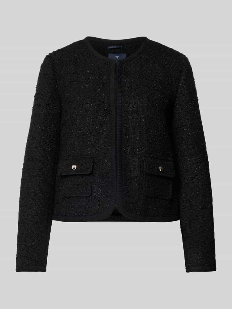 Żakiet o kroju regular fit z kieszeniami z patką model ‘Joella’