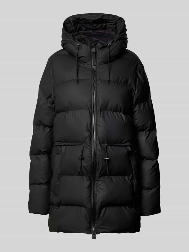 Kurtka pikowana z wpuszczanymi kieszeniami model ‘Alta Long’