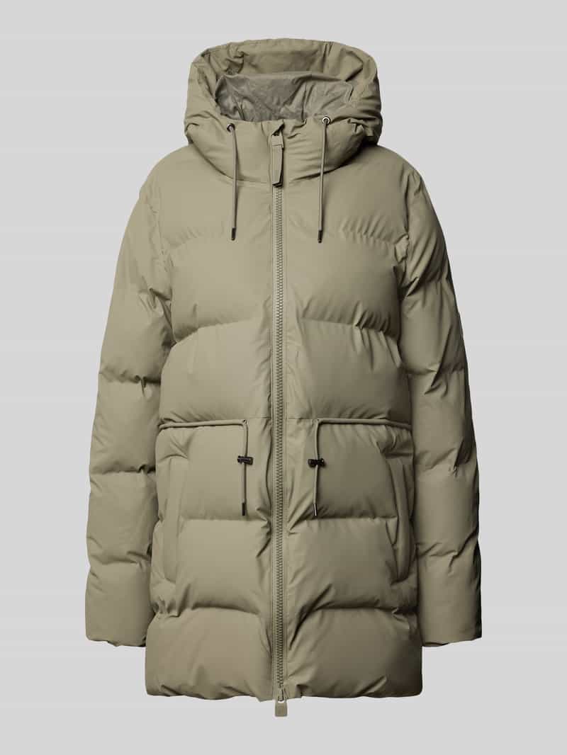 Kurtka pikowana z wpuszczanymi kieszeniami model ‘Alta Long’