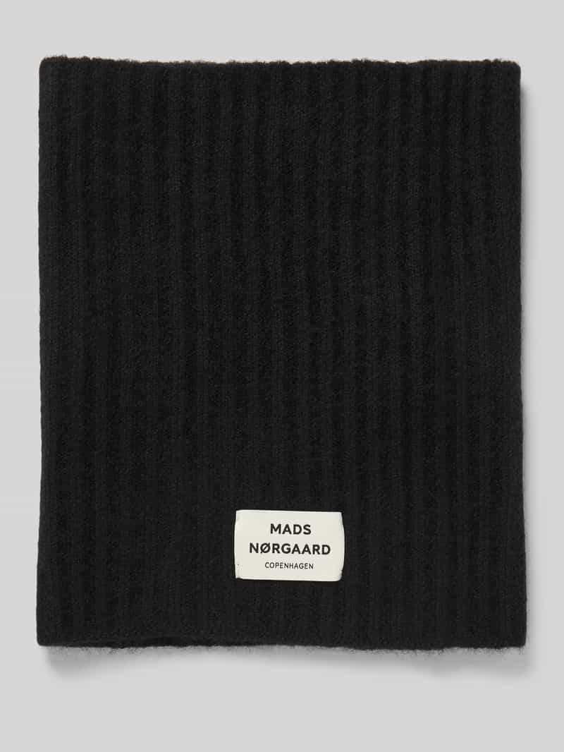 Szal kominowy z mieszanki żywej wełny model ‘Tosca’