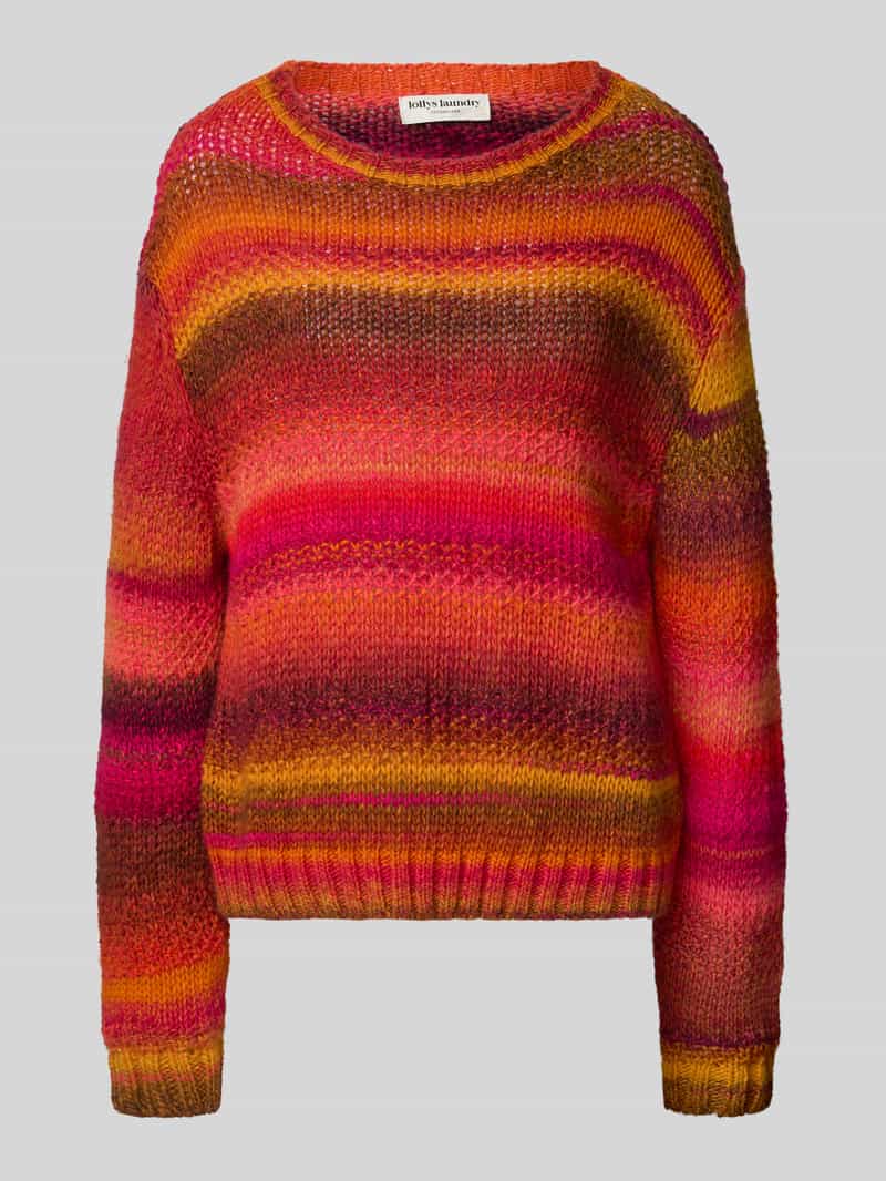 Sweter z dzianiny z okrągłym dekoltem model ‘Fairhaven’