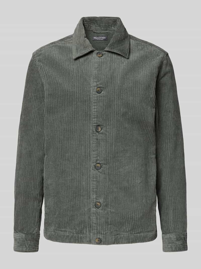 Kurtka sztruksowa o kroju regular fit z czystej bawełny