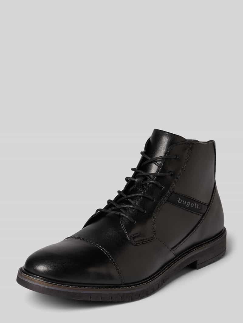 Buty ze skóry z zamkiem błyskawicznym model ‘Caj’