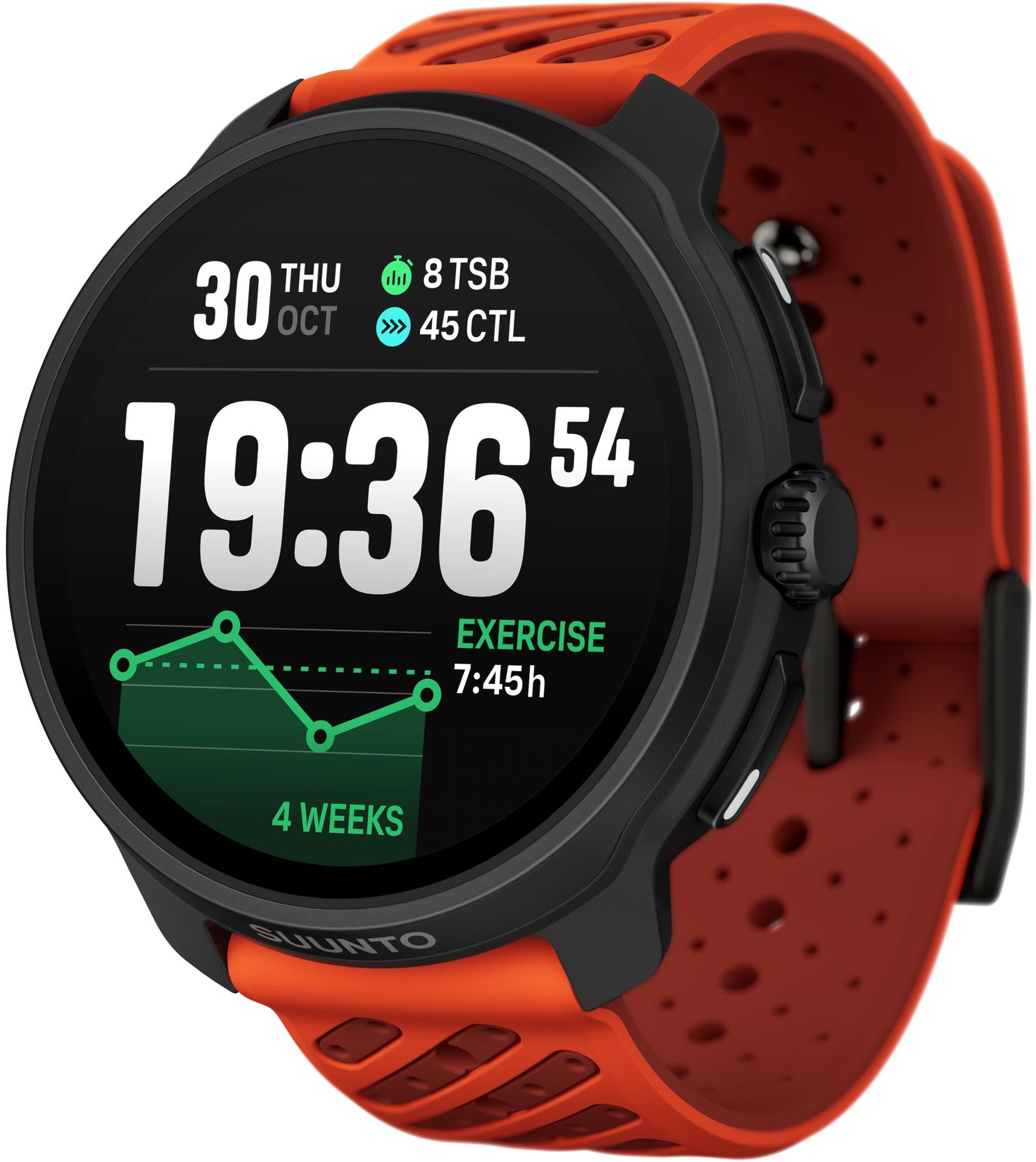 Suunto Race 2 Coral Orange 49mm GPS Pomarańczowy